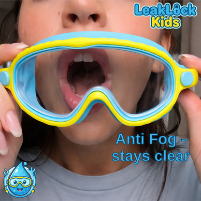 LeakLock Kids Swim Goggles – Anti-Fog & Leak-Proof Swimming Goggles for Children