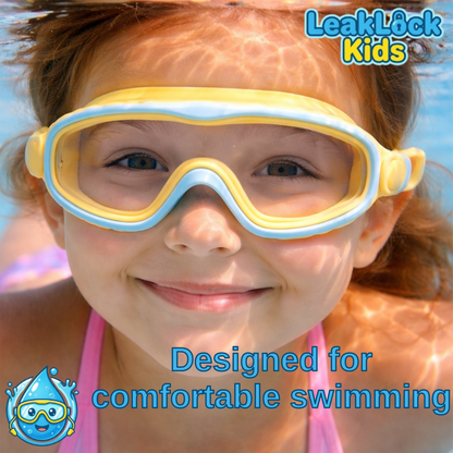 LeakLock Kids Swim Goggles – Anti-Fog & Leak-Proof Swimming Goggles for Children