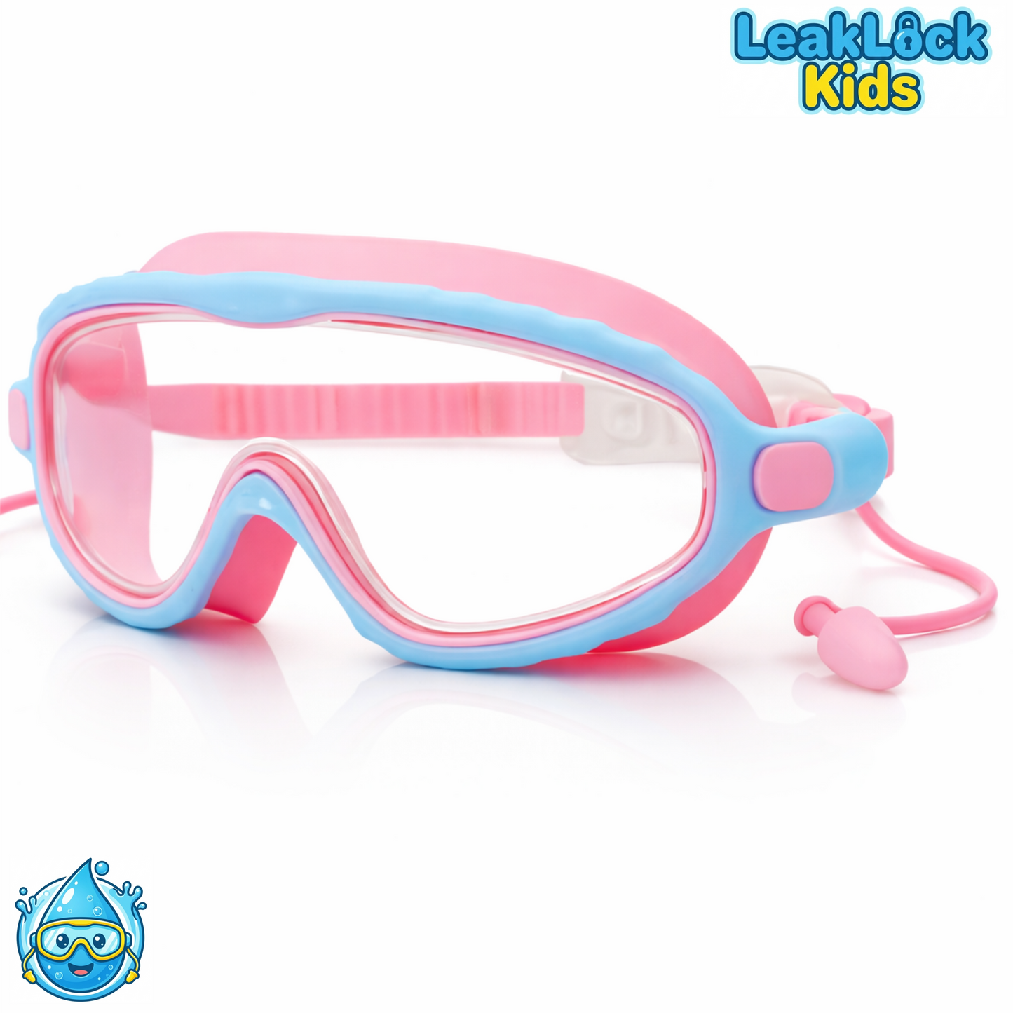 LeakLock Kids Swim Goggles – Anti-Fog & Leak-Proof Swimming Goggles for Children
